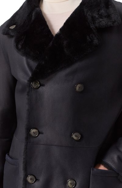 Двусторонняя дубленка из овчины GIORGIO ARMANI, арт. 4SB03P/4SP19, фото 5