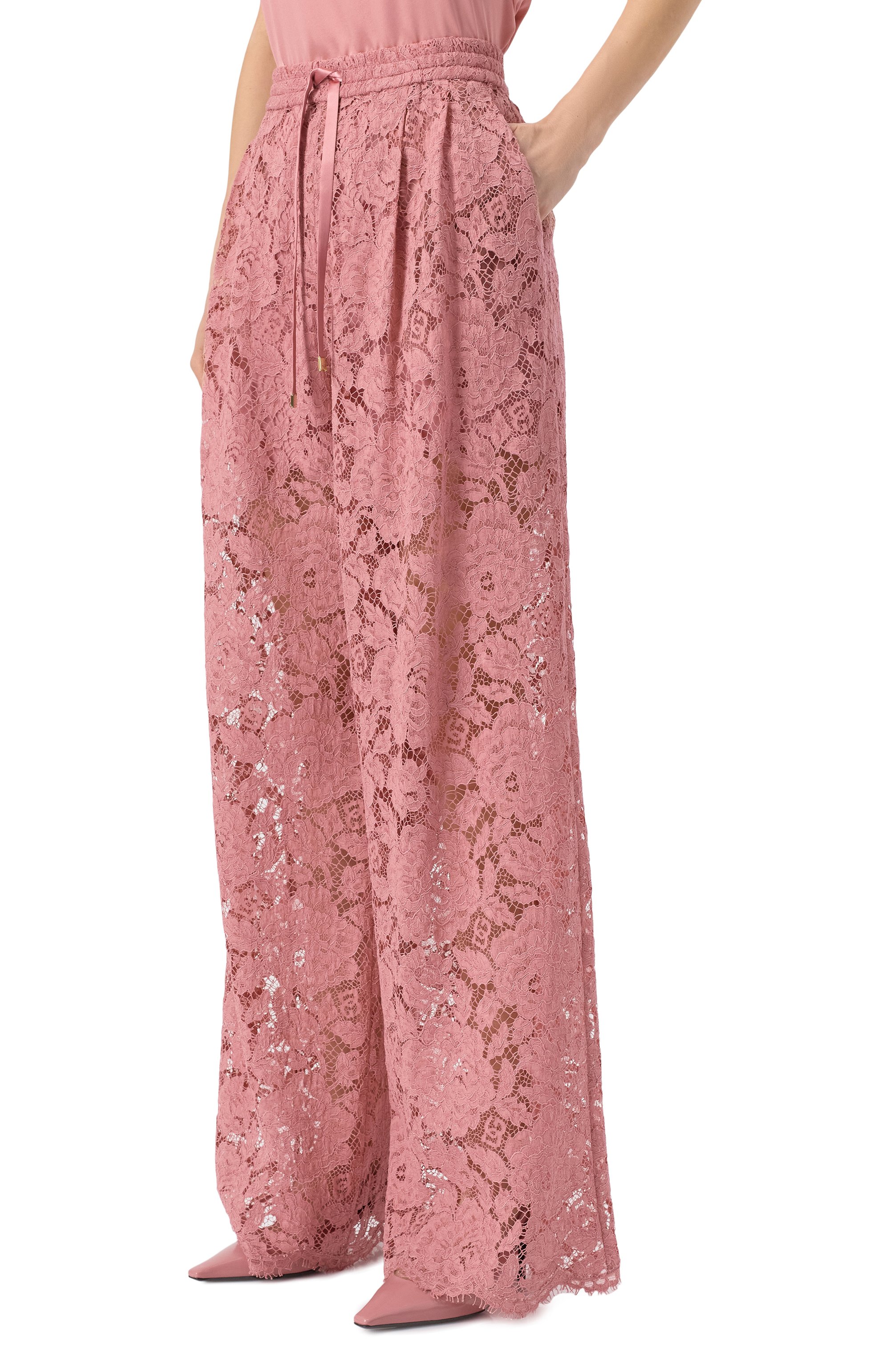 Брюки из вискозы и хлопка DOLCE & GABBANA, арт. FTC9UT/HLM7L, фото 3