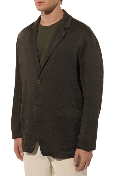 Пиджак изо льна и вискозы TRANSIT, арт. CFUTRWH171, фото 3