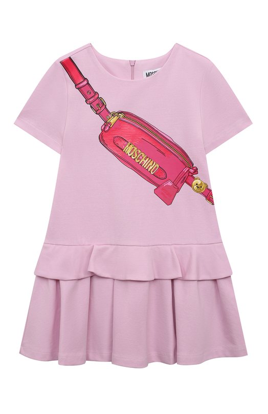 

Платье из вискозы Moschino, Розовый