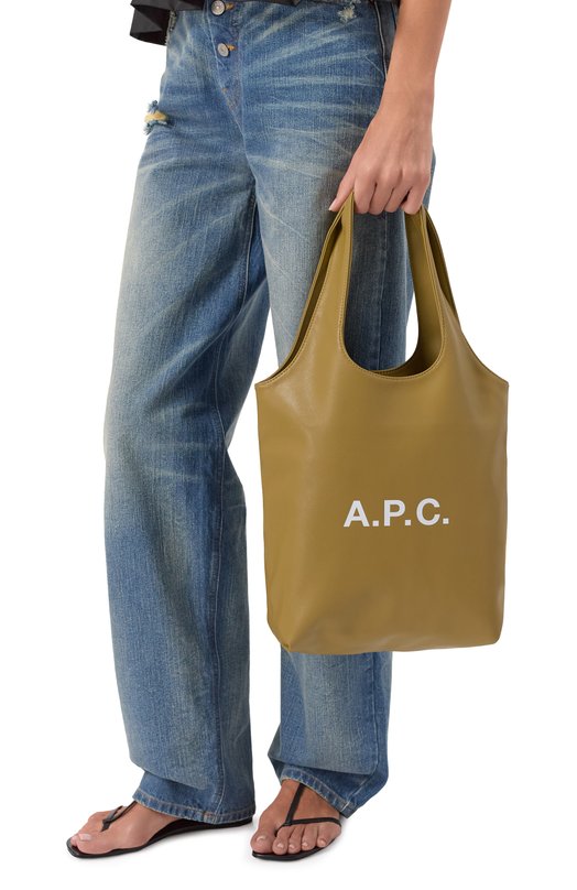 Сумка-шопер Ninon small A.P.C. M61861/PUAAT Хаки  M61861/PUAAT Фото 2