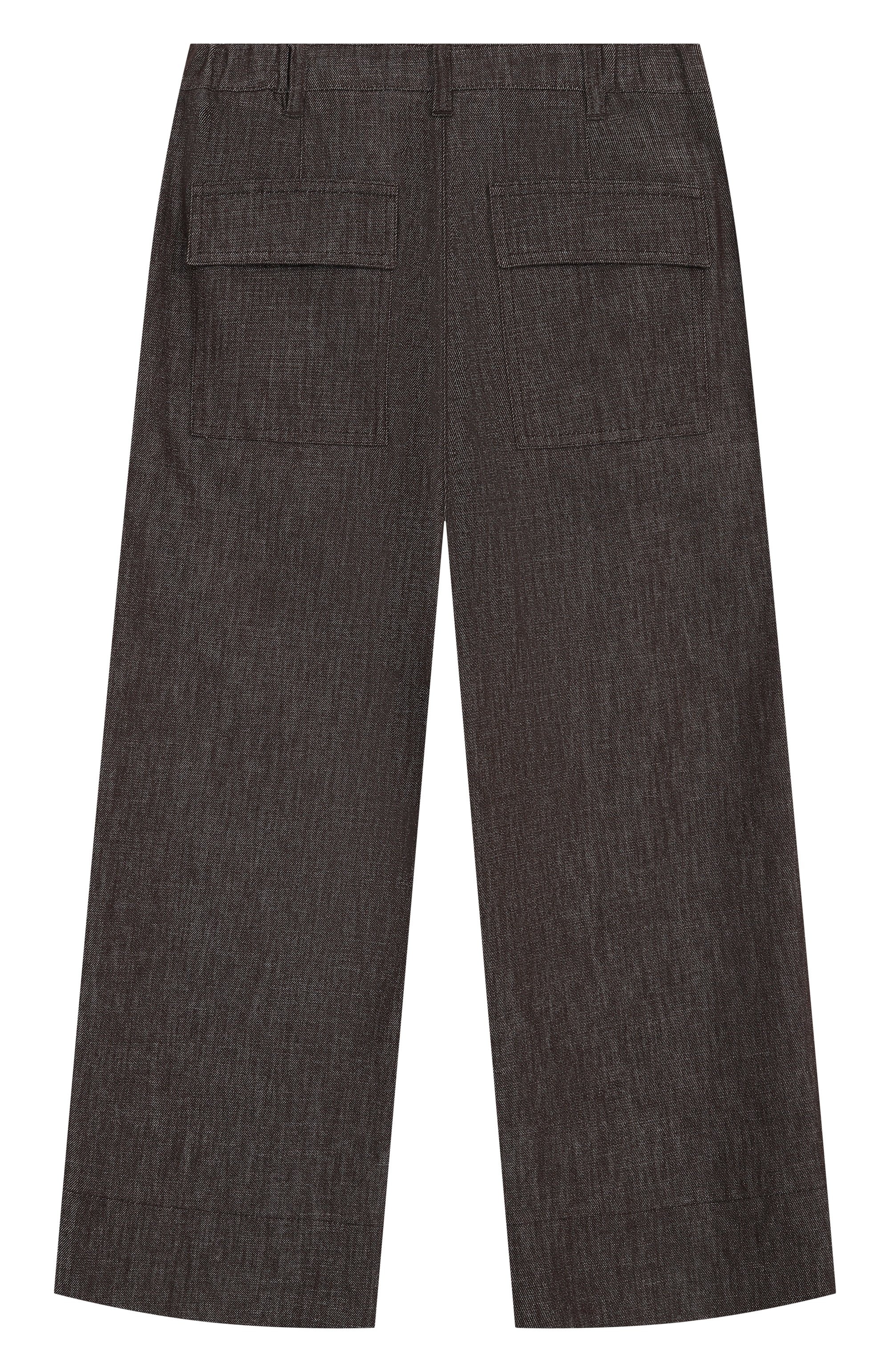 Брюки из хлопка и вискозы BRUNELLO CUCINELLI, арт. BB148P651B, фото 2