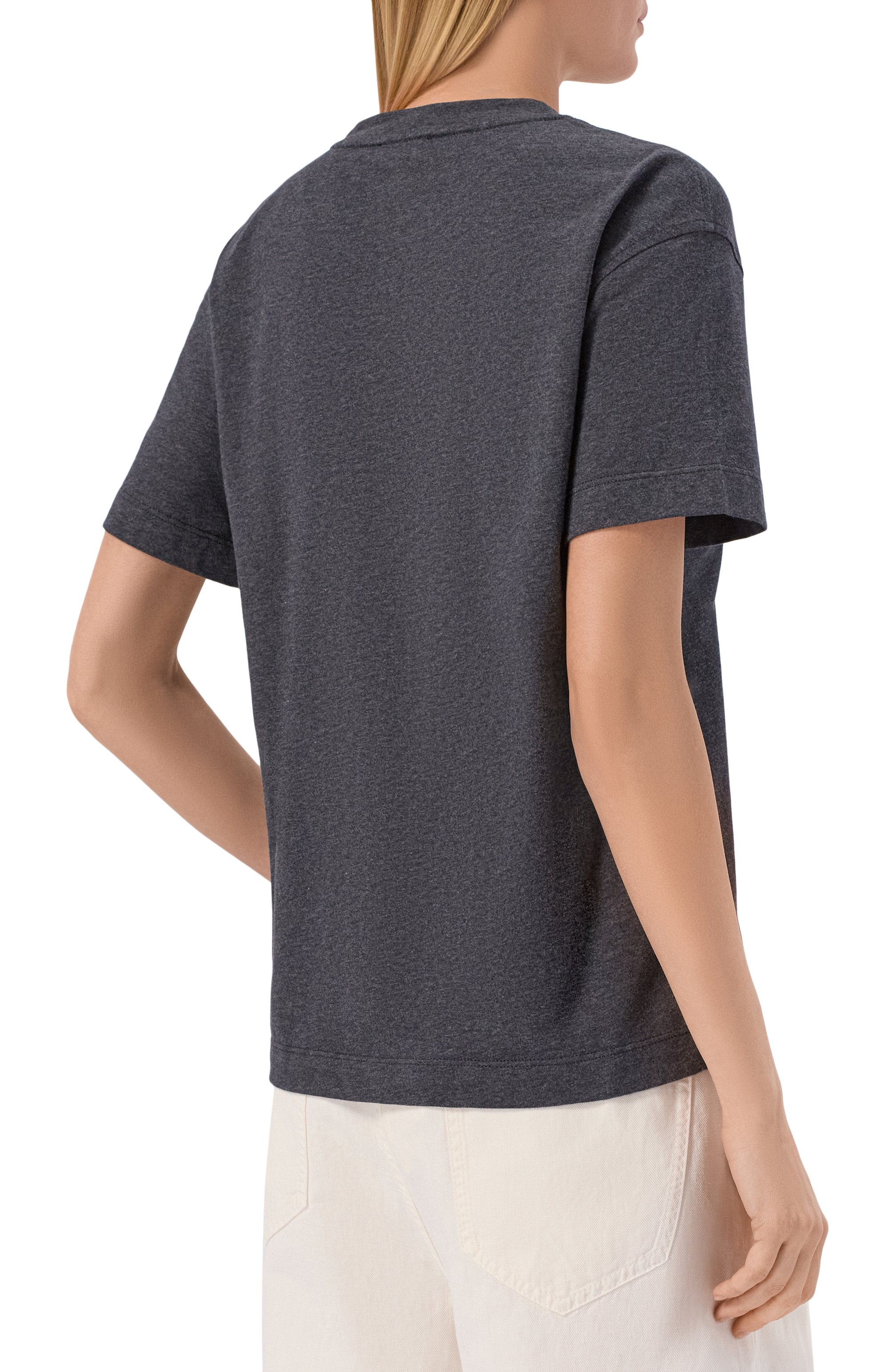 Хлопковая футболка BRUNELLO CUCINELLI, арт. MPT81EC710, фото 4