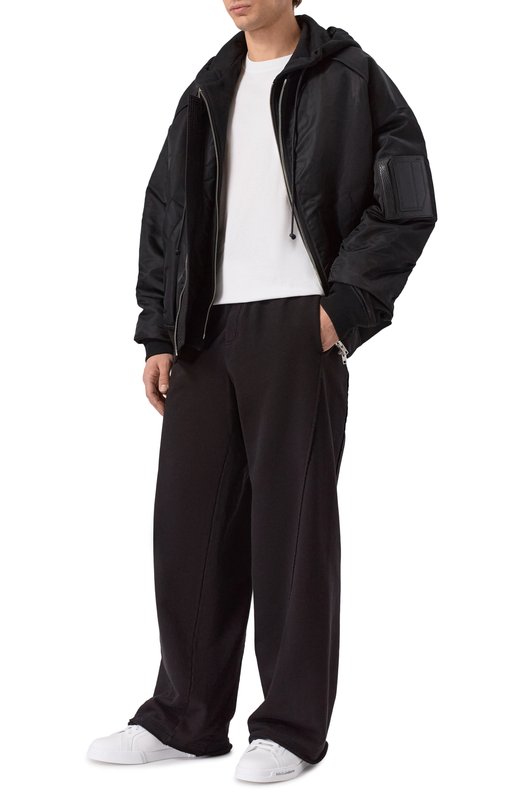 Хлопковая футболка Balmain FH1EF000/GD84 Белый  FH1EF000/GD84 Фото 2