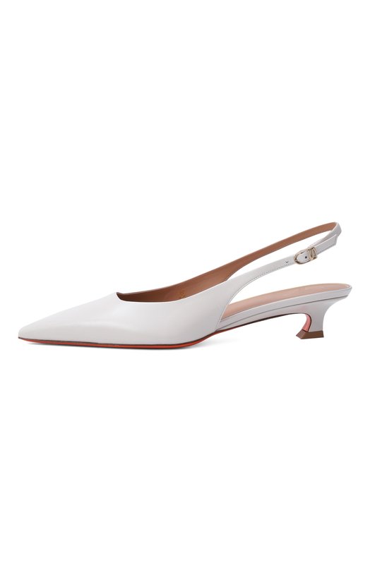 Кожаные туфли Santoni WDTG72276HA2NWLN Белый  WDTG72276HA2NWLN Фото 4