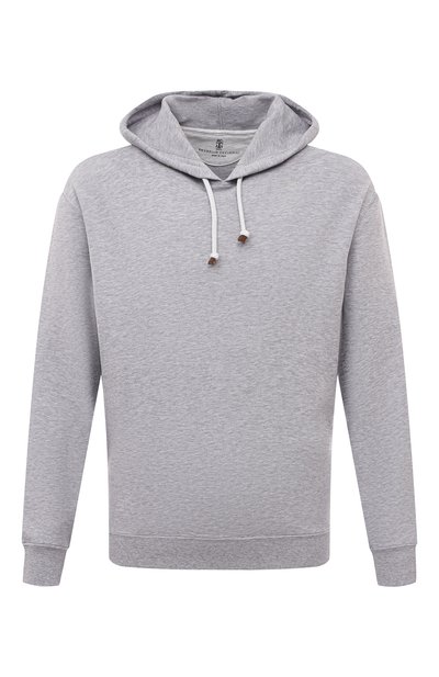 Мужской хлопковое худи BRUNELLO CUCINELLI, арт. M0T359021G