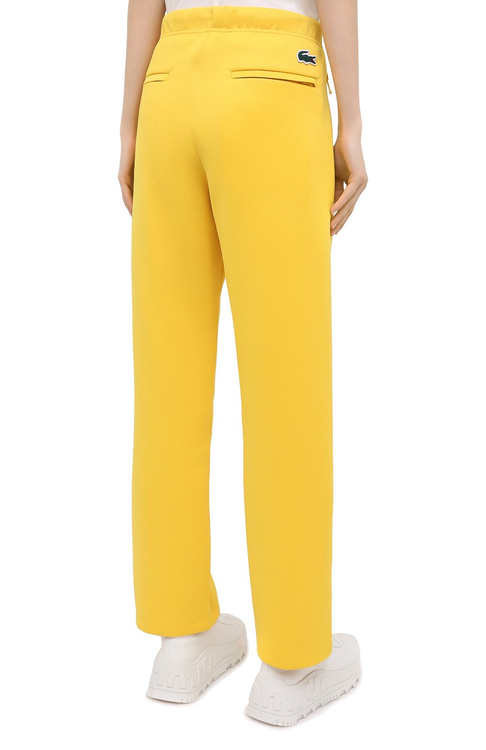 Брюки LACOSTE желтого цвета по цене 36700 руб., арт. XH2841, фото 4 Брюки LACOSTE, арт. XH2841, фото 4