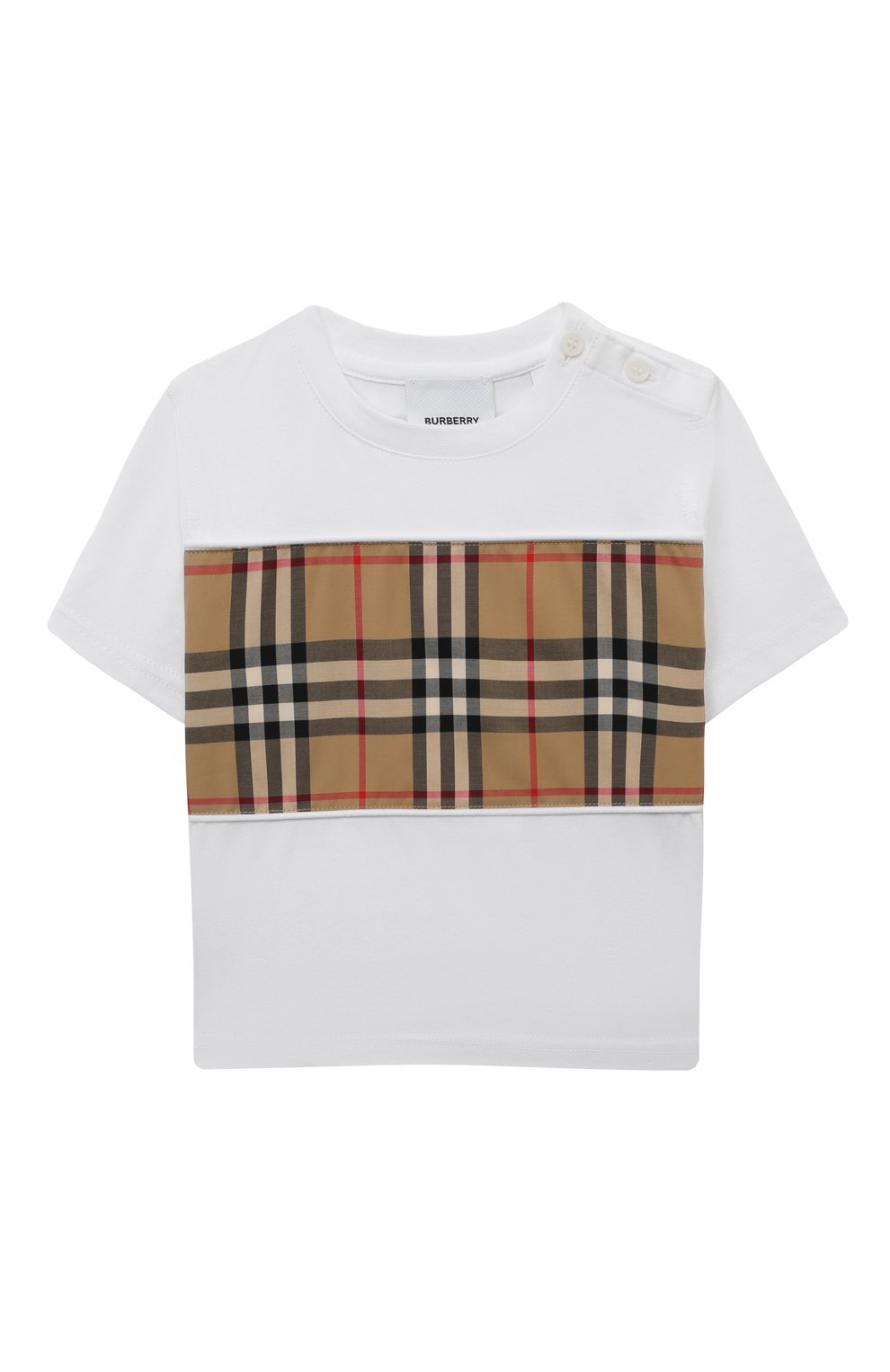Хлопковая футболка BURBERRY, арт. 8064810, фото 1