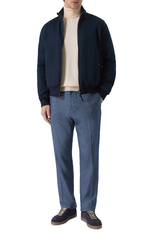 Кашемировая водолазка Kiton UMK1507K333 Кремовый  UMK1507K333 Фото 2