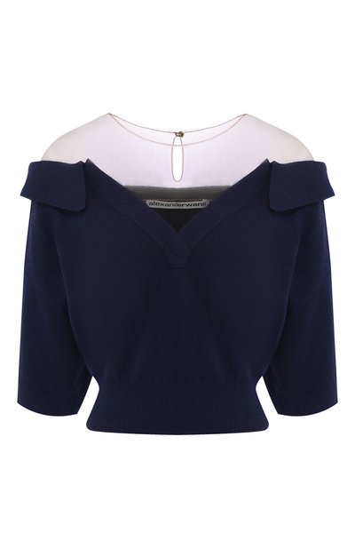 Женский топ из смеси шерсти и вискозы ALEXANDER WANG, арт. 1KC1201104