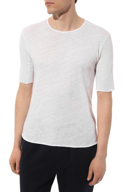 Футболка из хлопка и льна HANNES ROETHER, арт. 110777/FA35RINE.231, фото 3