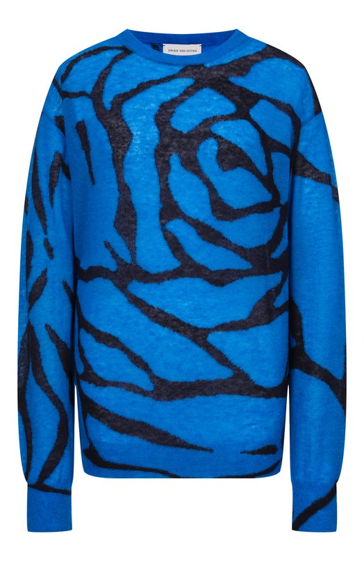 Пуловер Dries Van Noten 131273/3723 Синий 131273/3723