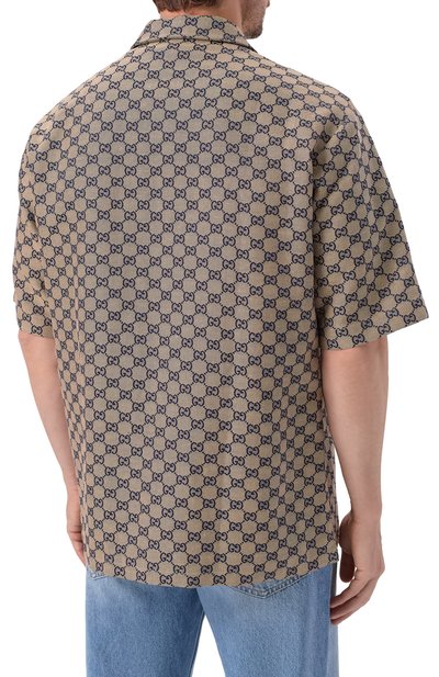 Льняная рубашка GUCCI, арт. 742707/ZAM7G, фото 4