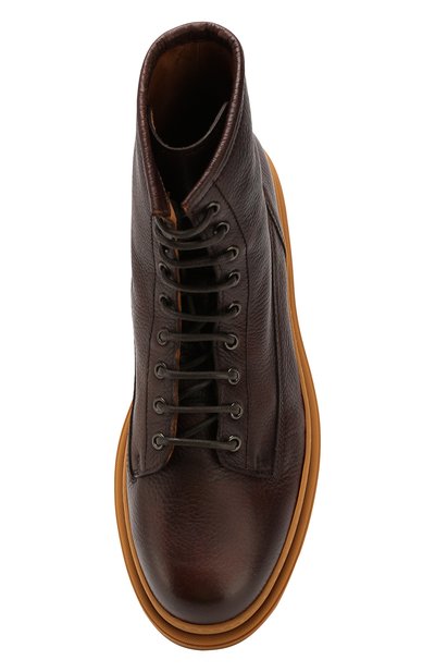 Кожаные ботинки BRUNELLO CUCINELLI, арт. MZUCPAI855, фото 5