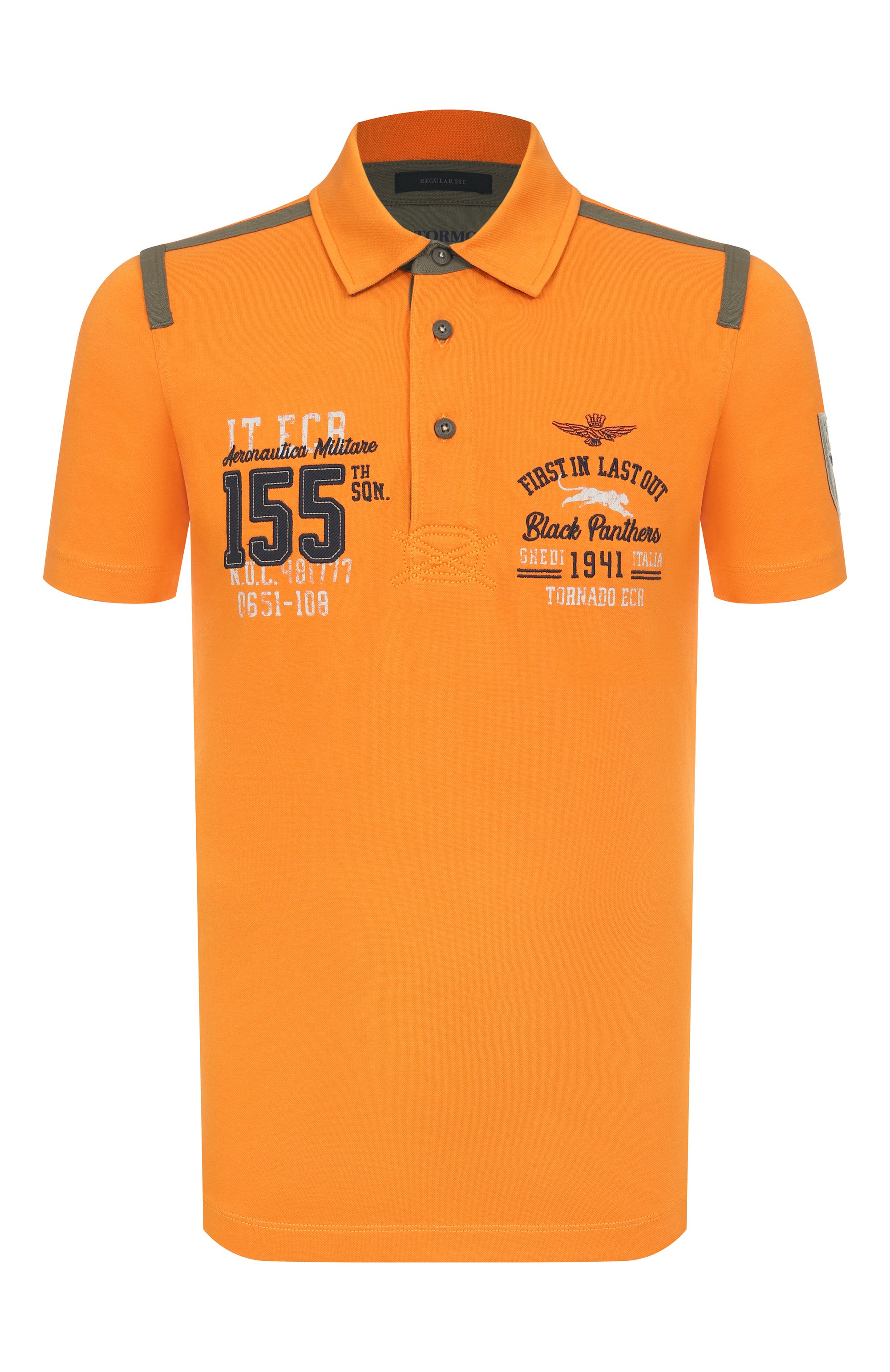 Хлопковое поло AERONAUTICA MILITARE, арт. 251P01860P173, фото 1