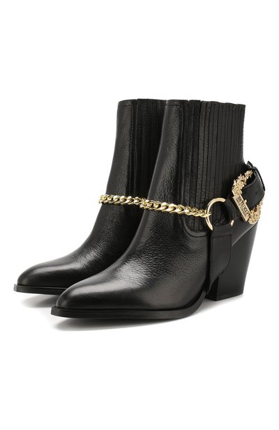 Кожаные ботильон ы VERSACE JEANS COUTURE, арт. E0VUBS10-LINEA F0ND0 CAMPER0S L DIS. 1/71161, фото 1