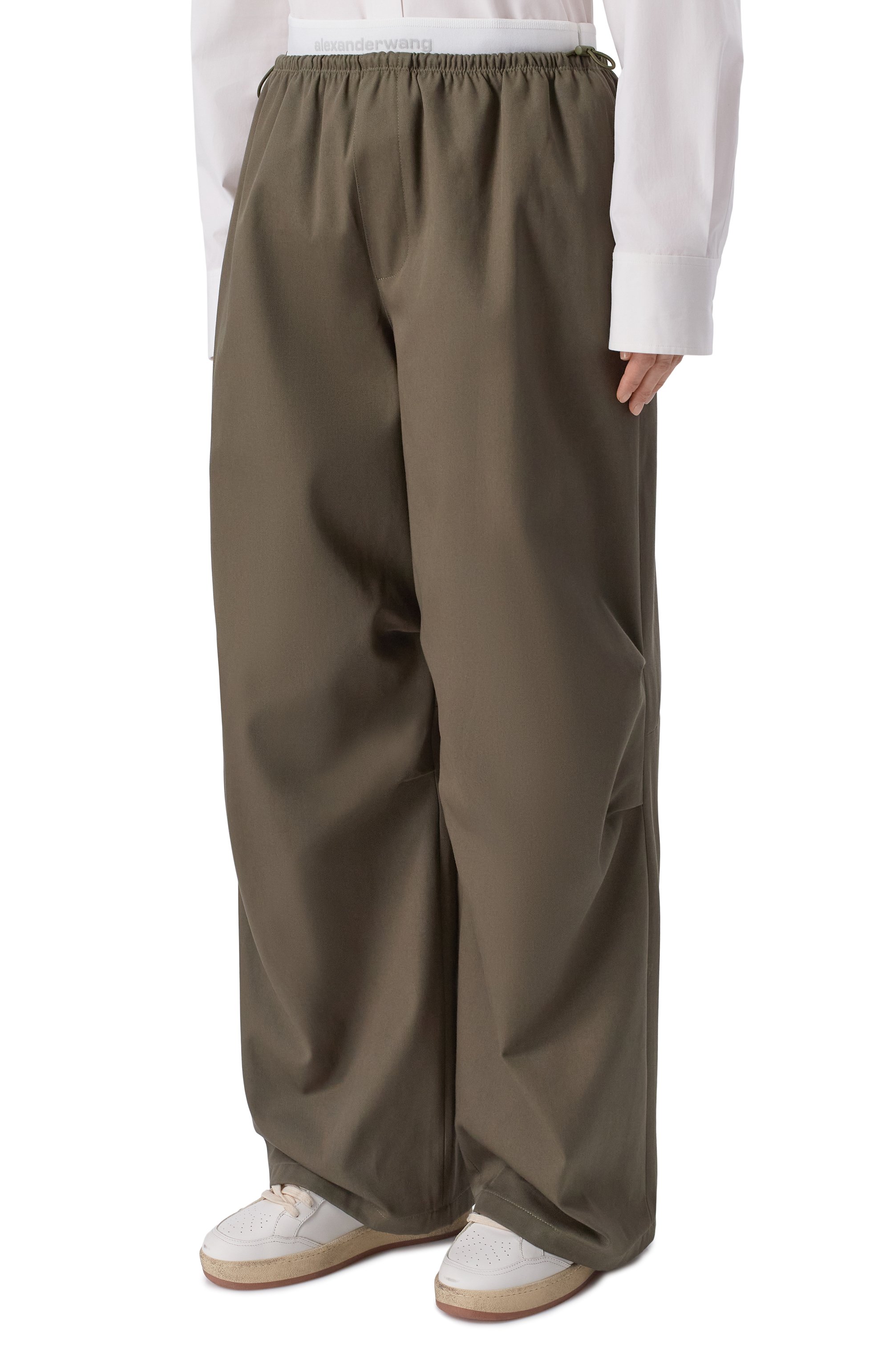 Хлопковые брюки ALEXANDER WANG, арт. 1WC1264969, фото 3