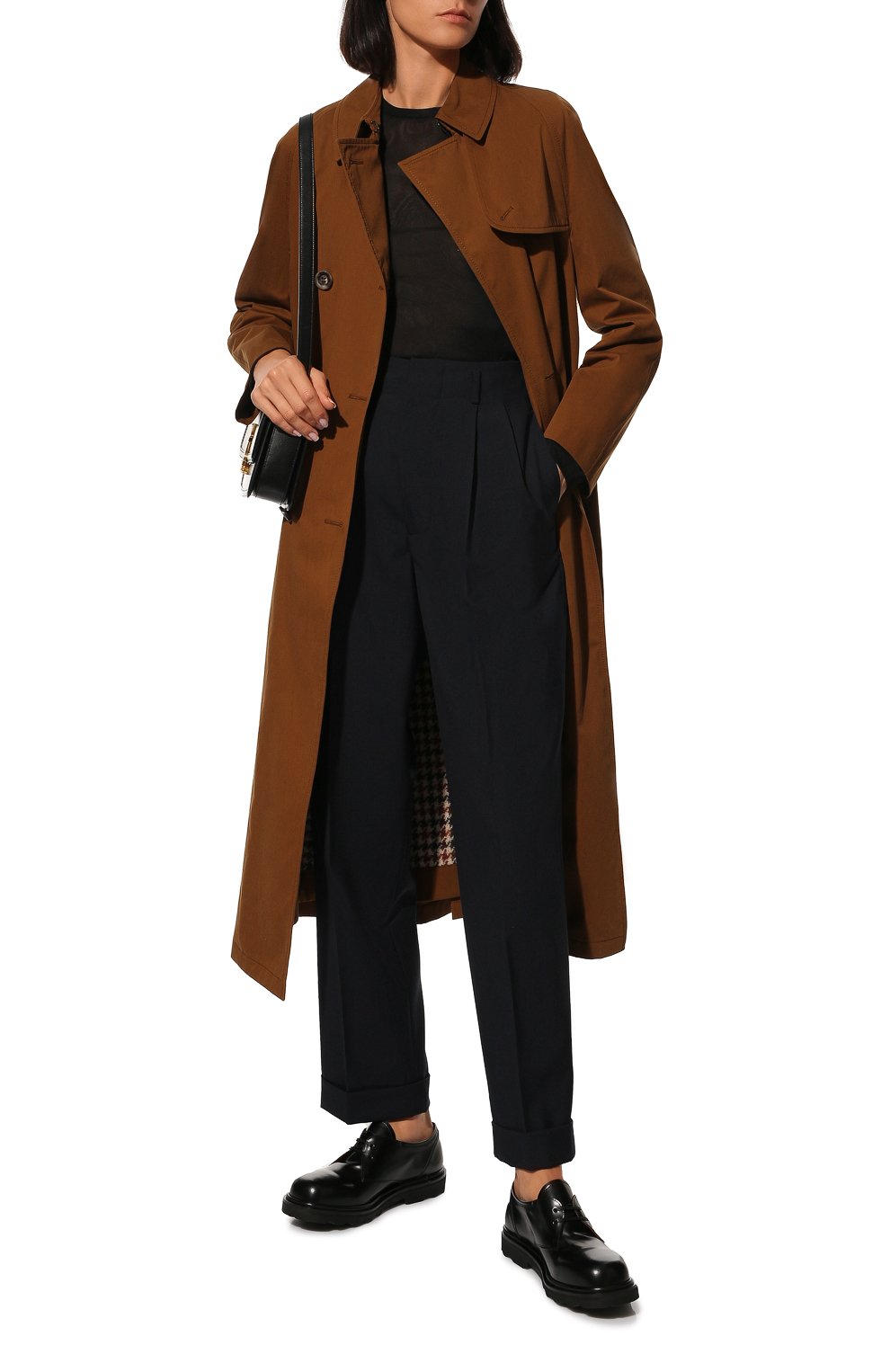 Кожаные дерби brigade MARNI, арт. ALMS004802/P4077, фото 2