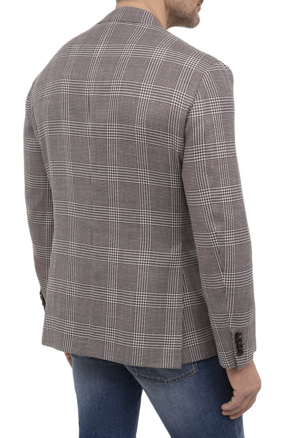 Пиджак из шерсти и шелка BRIONI, арт. RGL50P/P1A81/PLUME, фото 4