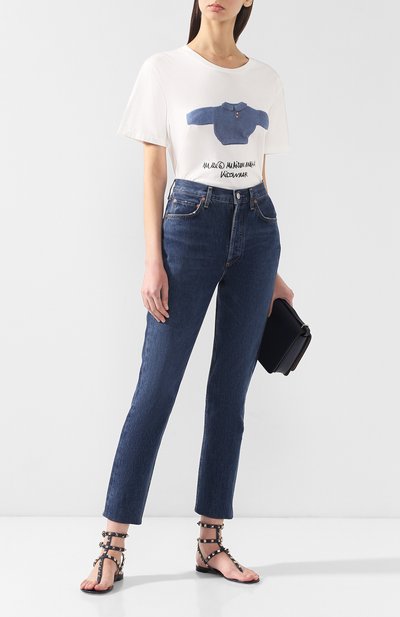 Кожаные сандалии rockstud VALENTINO, арт. RW2S0812/V0D, фото 2