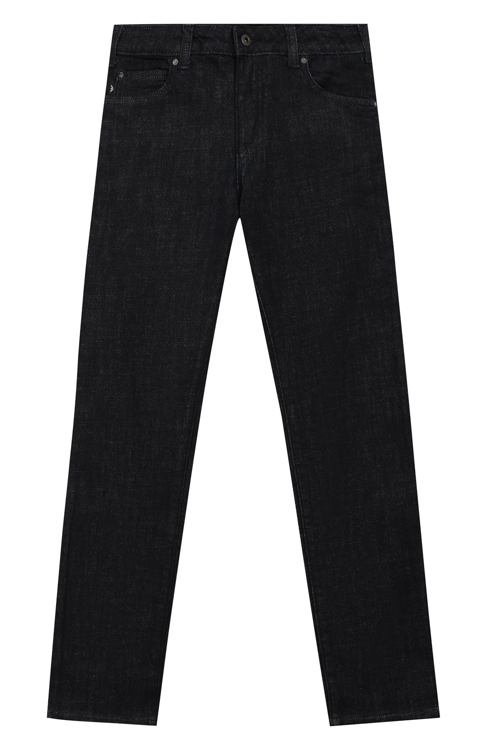 Джинсы EMPORIO ARMANI темно-синего цвета по цене 11300 руб., арт. 8N4J45/4DFHZ, фото 1 Джинсы EMPORIO ARMANI, арт. 8N4J45/4DFHZ, фото 1