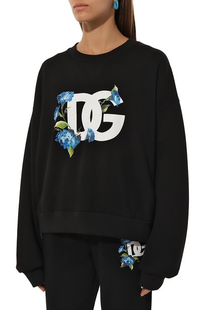 Хлопковый свитшот DOLCE & GABBANA, арт. F9L05T/GDCDH, фото 3