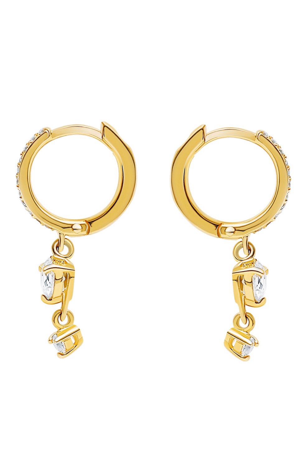 Серьги с белым топазом MOONKA, арт. ec-err-g, фото 3