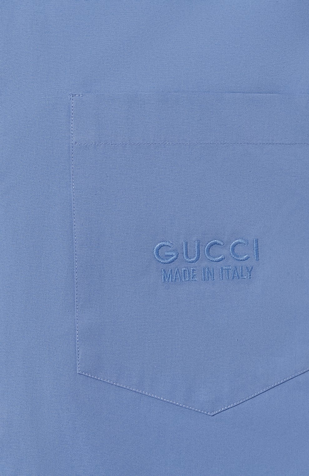 Хлопковая рубашка GUCCI, арт. 770291/ZAPC5, фото 5