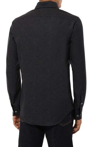 Рубашка из шерсти и вискозы GIORGIO ARMANI, арт. GM000303/AF12013, фото 4
