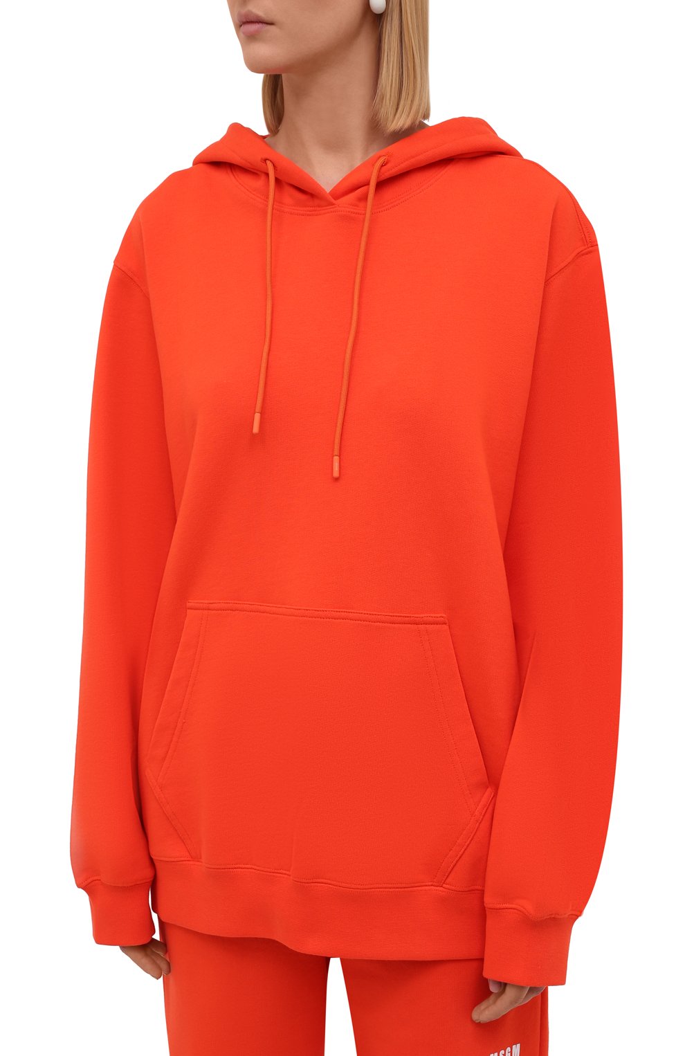 Хлопковое худи MSGM, арт. 3141MDM535 217799, фото 3