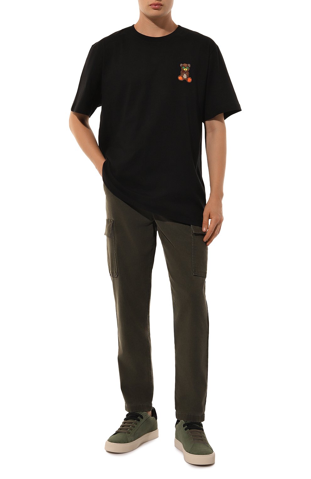 Хлопковая футболка BARROW, арт. F4BWMATH137, фото 2