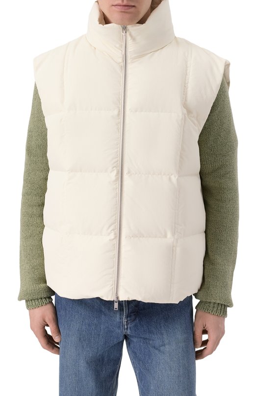 Пуховый жилет Jil Sander J47AF0152-J74276 Кремовый  J47AF0152-J74276 Фото 3