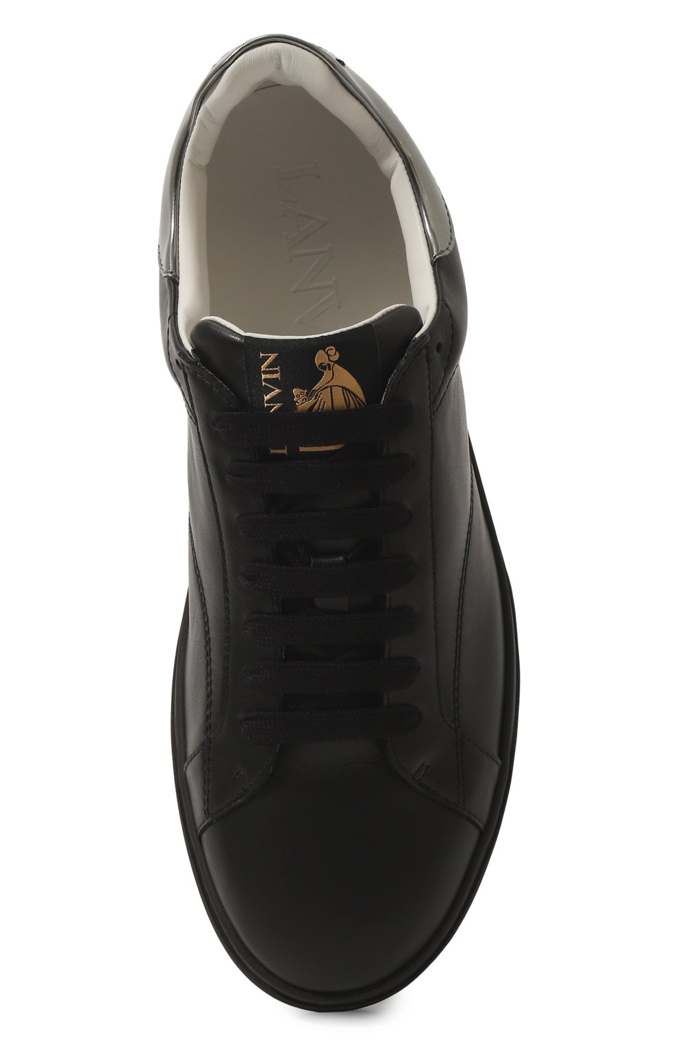 Кожаные кеды ddb0 LANVIN, арт. FM-SKDK0A-NAME-A23, фото 6