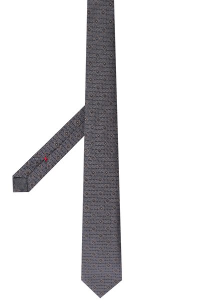 Шелковый галстук BRUNELLO CUCINELLI, арт. MI8850018, фото 3