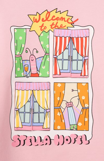 Хлопковый свитшот STELLA MCCARTNEY, арт. TY4A10, фото 3