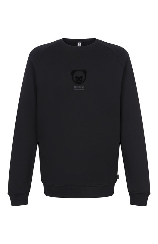 Хлопковый свитшот Moschino A1707/4418 Чёрный A1707/4418