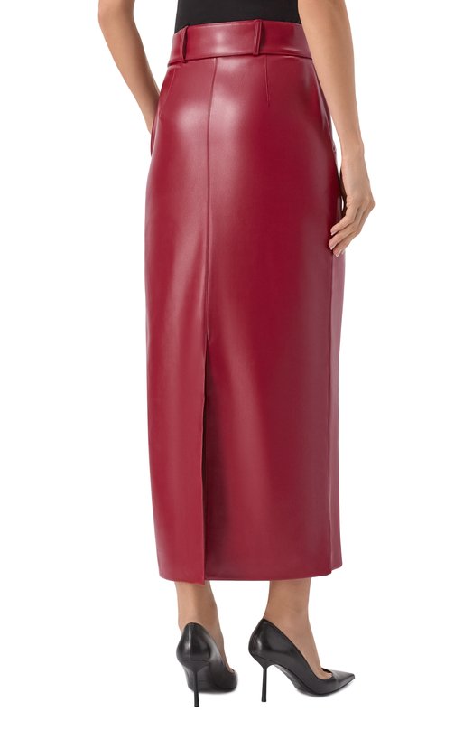 Юбка ROWEN ROSE SKR_RR179_L_B/EC0 LEATHER Бордовый  SKR_RR179_L_B/EC0 LEATHER Фото 4