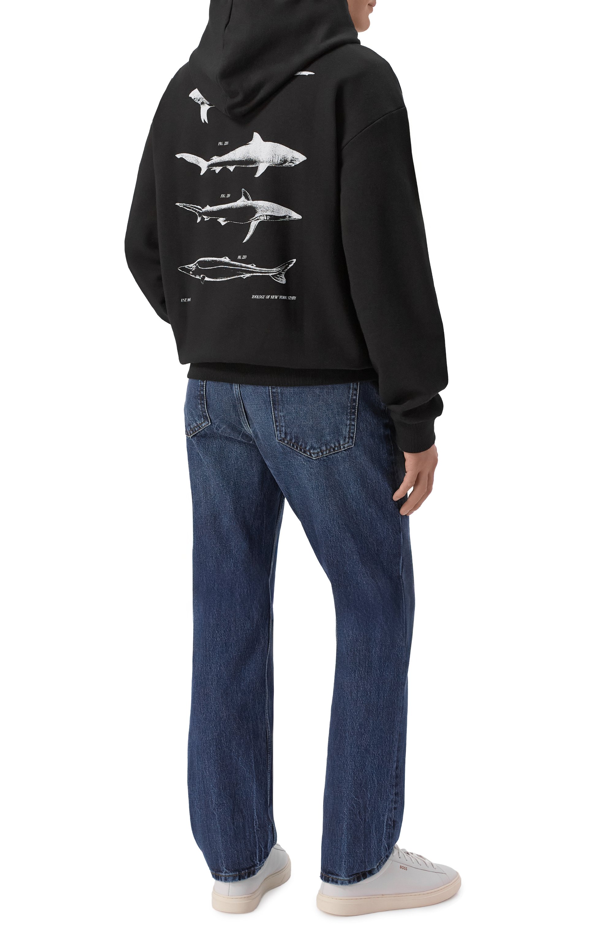 Хлопковое худи HUGO BLUE, арт. 50554391, фото 2