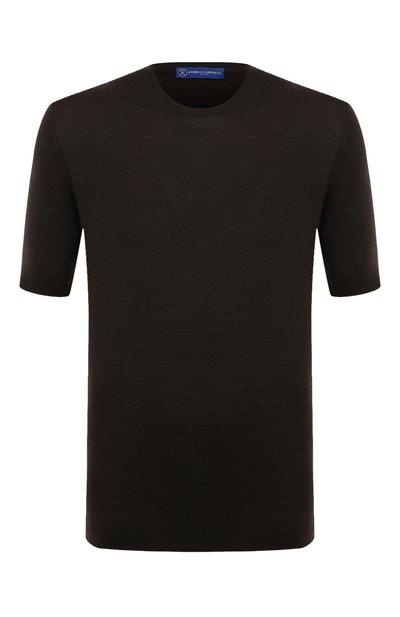 Мужской джемпер из шерсти и �шелка ANDREA CAMPAGNA, арт. TS0MC/LSC18R