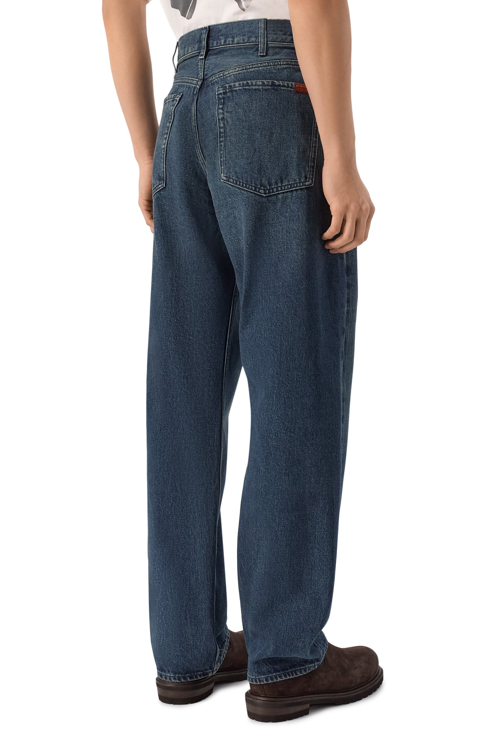 Джинсы 7 FOR ALL MANKIND темно-синего цвета по цене 39950 руб., арт. 7TD80H49, фото 4 Джинсы 7 FOR ALL MANKIND, арт. 7TD80H49, фото 4