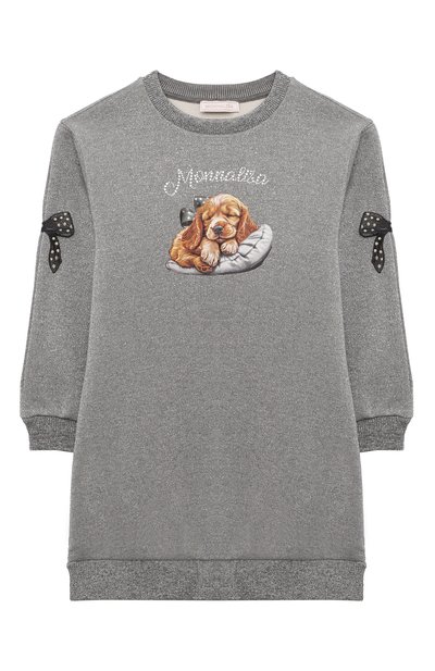 Хлопковое платье MONNALISA, арт. 19D901RU