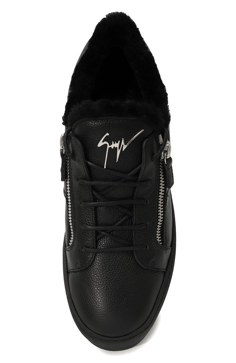Кожаные кеды frankie winter GIUSEPPE ZANOTTI DESIGN, арт. RU00018/012, фото 6