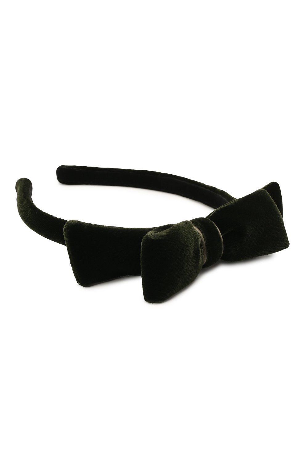Ободок для волос ALEXANDRE DE PARIS темно-зеленого цвета по цене 21460 руб., арт. THB-17505-10 K, фото 2 Ободок для волос ALEXANDRE DE PARIS, арт. THB-17505-10 K, фото 2