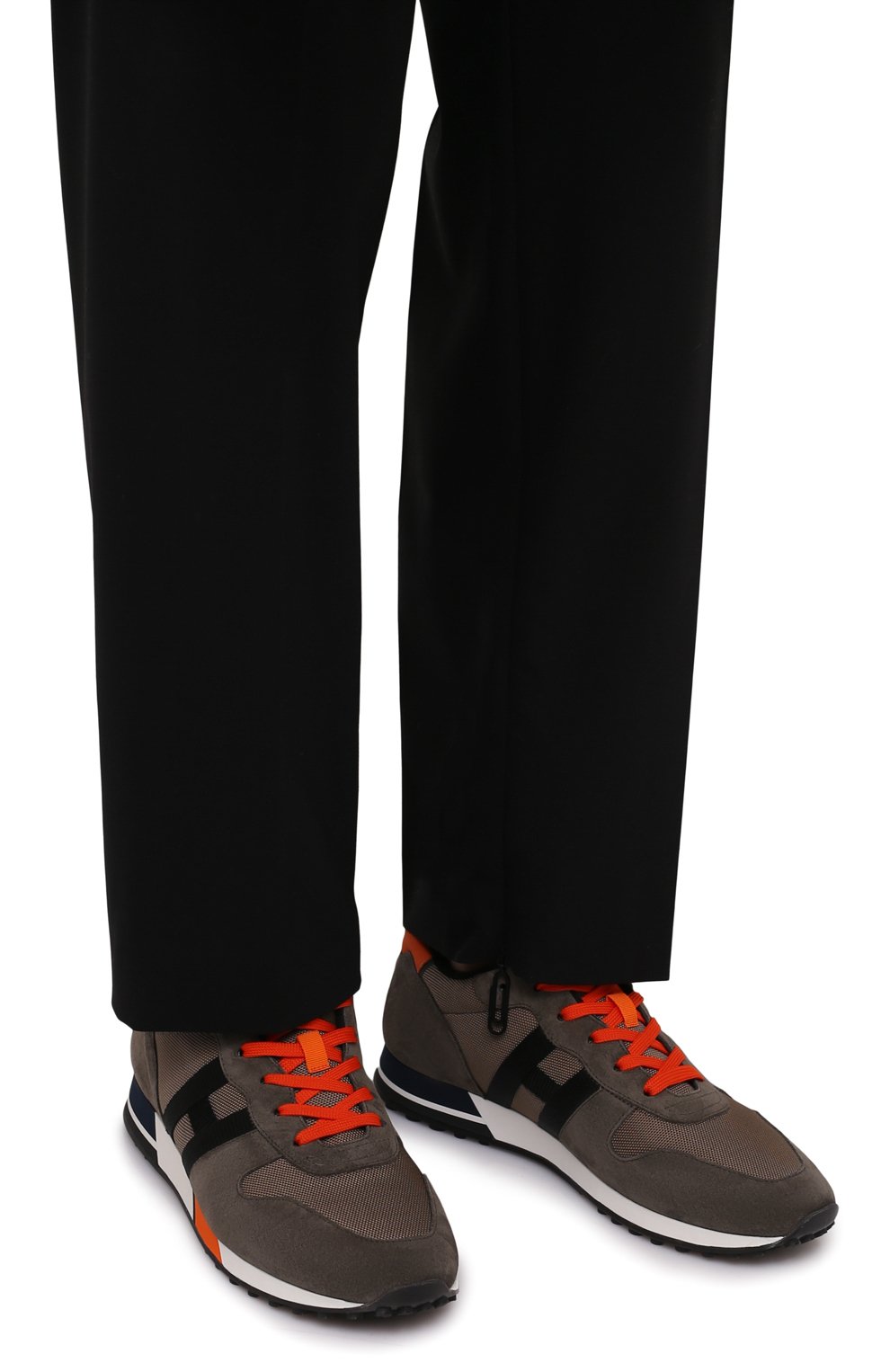 Комбинированные кроссовки HOGAN, арт. HXM3830AN51R6C, фото 3