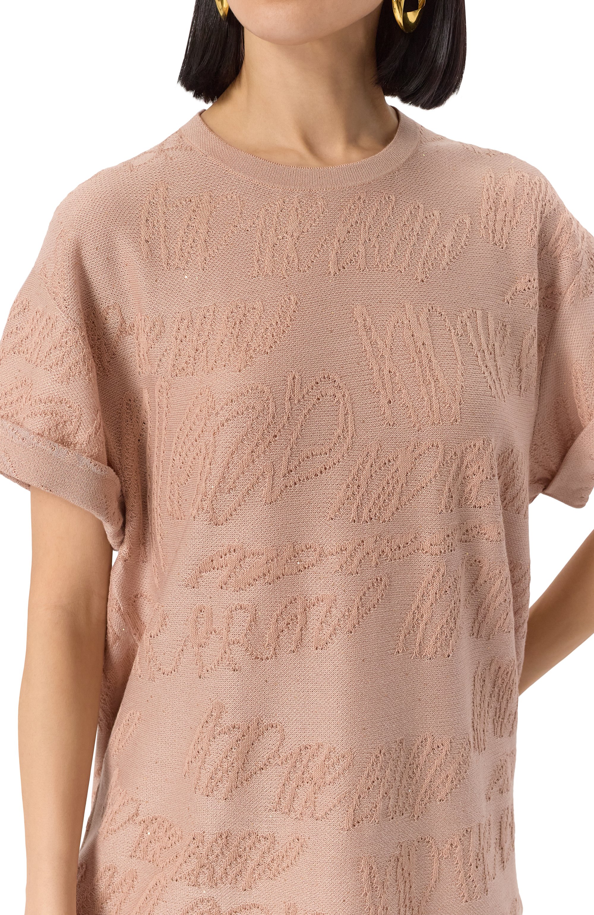 Футболка из хлопка и вискозы AND THE BRAND, арт. S25-TS014S-1204-301, фото 5