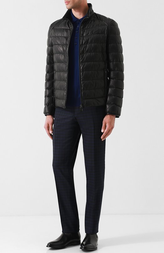 Кожаная куртка Brioni PUD30L/07708 Чёрный  PUD30L/07708 Фото 2