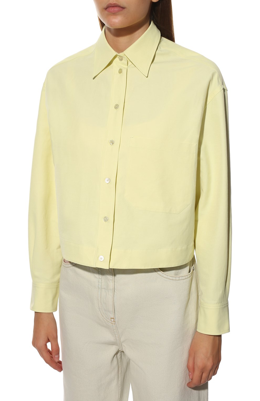 Рубашка из хлопка и льна STELLA MCCARTNEY, арт. 604237/SIA03, фото 3