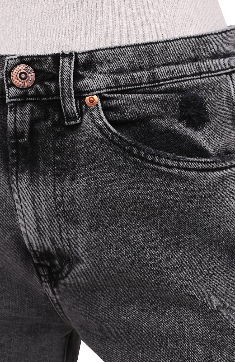 Джинсы 3X1 серого цвета по цене 25100 руб., арт. WP017966/MACHINE, фото 5 Джинсы 3X1, арт. WP017966/MACHINE, фото 5