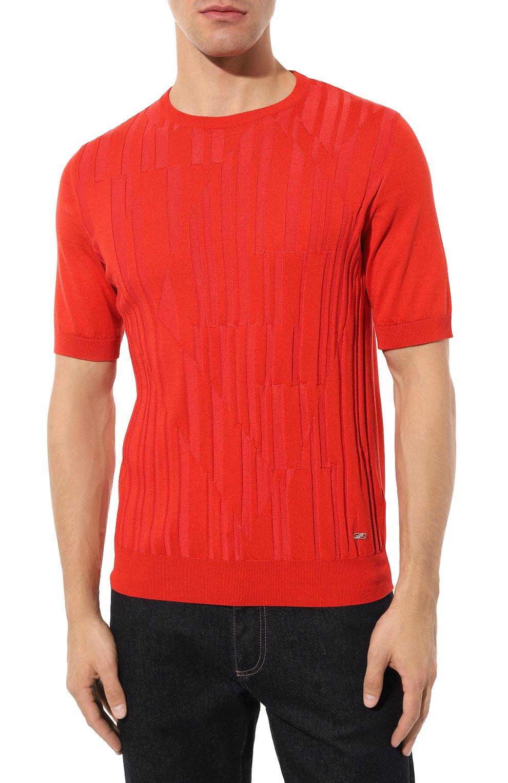 Джемпер из шелка и хлопка ZILLI, арт. MBZ-RN100-MIRR1/MC01, фото 3