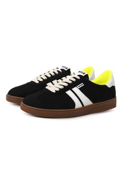 Мужские кеды retro trainers MSGM черного цвета, арт. 3540MS021/636 | Фото 1 (Материал внешний: Экокожа; Материал сплава: Проставлено; Стили: Классический; Материал утеплителя: Без утеплителя; Материал внутренний: Текстиль; Подошва: Плоская; Драгоценные камни: Проставлено)